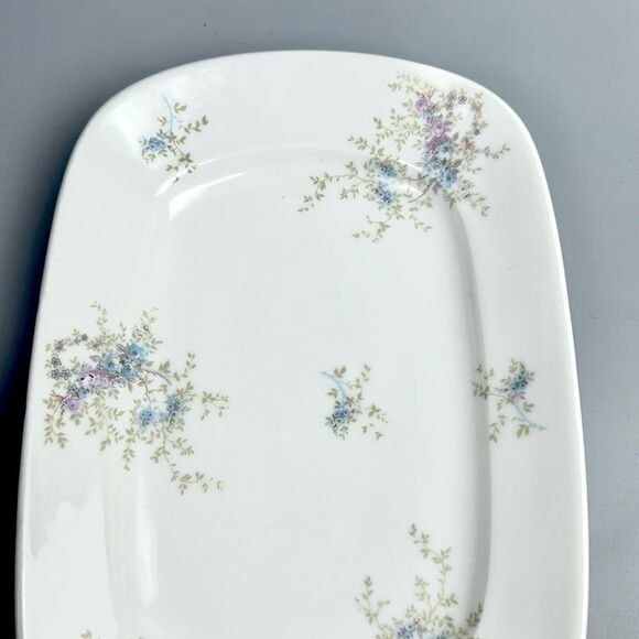 Antique Small Rectangular Platter by William Guerin Limoges Rare Pattern GUE303 - Picture 3 of 11